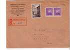 MONACO - 1945 - LETTRE RECOMMANDEE De L'OFFICE Des EMISSIONS De TIMBRES Pour ROUBAIX (NORD) - Marcofilie