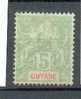 GUYA 207 - YT 43 NSG (*) - Unused Stamps