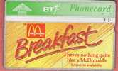 McDonald`s - Breakfast  ( England - Very Rare Card ) McDonalds Mac Donald`s Mc Donalds Food Alimentation Alimente Foods - Alimentación