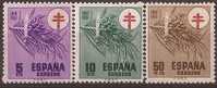 ES1084-A751.España.Spain..Espagne.PRO  TUBERCULOSOS.1950 (Ed 1084/6**)sin Charnela.LUJO - Ungebraucht