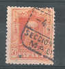 ESPANA / Espagne 1922, Yvert N° 283, Alfonso XIII, 50 C Orange Obl " SECCION MADRID "  ;TB - Gebraucht