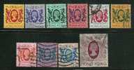 Hong Kong     SC# 388-91,394,396-99 403      Used     SCV$ 35.30 - Used Stamps