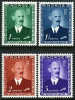 Norway #275-78 XF Mint Hinged Haakon VII Set From 1946 - Ongebruikt