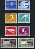 Norway #387-94 XF Mint Hinged Sets & Singles  From 1961 - Nuevos