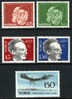 Norway #401-05 XF Mint Hinged Sets & Single From 1961-62 - Unused Stamps