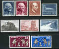 Norway #506-14 XF Mint Hinged 4 Sets From 1967-68 - Nuevos