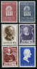 Norway #560-65 XF Mint Hinged 2 Sets From 1970 - Nuovi