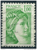 Pays : 189,07 (France : 5e République)  Yvert Et Tellier N° : 1973 (o) - 1977-1981 Sabine (Gandon)