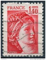 Pays : 189,07 (France : 5e République)  Yvert Et Tellier N° : 2102 (o) - 1977-1981 Sabine Van Gandon