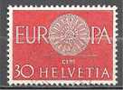 1 W Valeur Oblitérée, Used - SUISSE - HELVETIA - EUROPA * 1960 - Mi 720 - N° 1620-9 - 1960