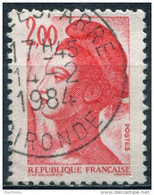 Pays : 189,07 (France : 5e République)  Yvert Et Tellier N° : 2274 (o) - 1982-1990 Liberté De Gandon