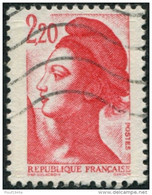 Pays : 189,07 (France : 5e République)  Yvert Et Tellier N° : 2376 (o)  Type I - 1982-1990 Liberté De Gandon