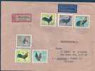 Germany East Democratic Republic 1979 Birds Oiseaux  Aves Gallos De Raza Prize Cocks Cover - Hoendervogels & Fazanten