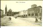 CPA  BAZAS, Place Nationale  1027 - Bazas