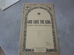 GOD SAVE THE KING..CHANT NATIONAL ANGLAIS - Sonstige & Ohne Zuordnung