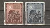 UNITED NATIONS NEW YORK 1953 - REFUGEES - CPL. SET - MNH MINT NEUF NUEVO - Neufs