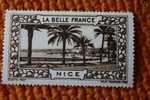 ERINNOPHILIE VIGNETTE  "LA BELLE FRANCE "=> NICE =>GRAVURE GILETTA PHOTO  HELIO VAUGIRARD PARIS NEUF ** VOIR SCANN VERSO - Tourism (Labels)