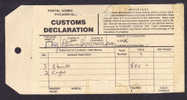 Pitcairn Islands  Costoms Declaration Label From Betty Christian To The Netherlands - Islas De Pitcairn