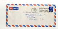 - GRANDE-BRETAGNE . AFFRANCHISSEMENT SIMPLE SUR ENVELOPPE  AIRMAIL DE 1984  POUR LA FRANCE - Briefe U. Dokumente