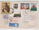 Poland Registered Cover Sent To Netherlands Szczecin 19-10-1978 With TOPIC Stamps - Storia Postale