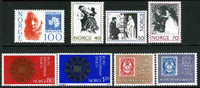 Norway #578-85 XF Mint Hinged 4 Sets From 1971-72 - Nuovi