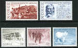 Norway #658-62 XF Mint Hinged 2 Sets From 1975 - Nuovi