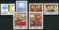 Norway #663-68 XF Mint Hinged 2 Sets From 1975 - Nuevos