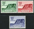 Norway B54-56 XF Mint Hinged North Cape Type Semi-Postal Set From 1953 - Ungebraucht