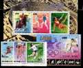 North Korea Stamps S/s 1983 Olympic Games Sport Horsing Judo Volleyball Cycling Fencing 1984 - Escrime