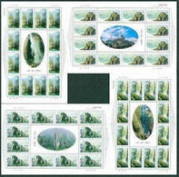 China 2002-19 Yandang Mountain Stamps Sheets Rock Lake Geese Waterfall - Blocks & Kleinbögen