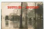 INONDATIONS 1910 à PARIS AUTEUIL - CRUE SEINE - CARTE PHOTO ND N° 22 - Les Rues Félicien David Et Gros - Inondations