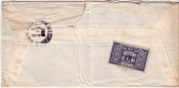 1952 - LETTRE De ANNECY (HAUTE SAVOIE) Pour MONTE CARLO (POSTE RESTANTE) - TAXE 10F - GANDON - Postmarks