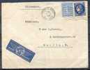 PARIS XVIII  Le 6 I 1939  Rue Duc       7.L.O. Simple Cercle    Pour BERLIN  Allemagne   Affranch  Compose De 2 TIMBRES - Mechanical Postmarks (Other)