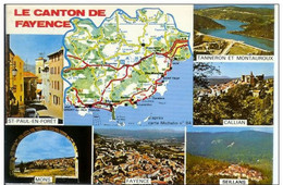 83-CANTON DE FAYENCE-multivues-Tanneron Et Montauroux-Callian-Mons-Seillans - Fayence