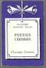 Livre Poésies Choisies Malherbe Mainard Racan - Ed Classiques Larousse - 1935 - Französische Autoren
