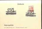 AUSTRIA -  23.NOV.1937  COMMEMORATIVE POSTKARTE EISENBAHNJUBIL´A´UM  WIEN - FLORIDSDORF - Cartas & Documentos