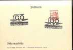 AUSTRIA -  23.NOV.1937  COMMEMORATIVE POSTKARTE EISENBAHNJUBIL´A´UM  WIEN - FLORIDSDORF - Covers & Documents