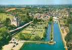 CHATILLON-EN-BAZOIS - Vue Aérienne Sur Le Château Et Le Canal - Chatillon En Bazois