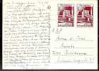 BULGARIE - 1978 POSTCARD With Pair Of Plan Quinquenal Yvert # 2226 From ALBENA - Lettres & Documents