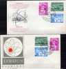 CEPT Atommodell Belgien 1255/7,FDC 1 Plus FDC2 5€ EURATOM 1961 Vereinigung Kernreaktoren Nuklearanlage MOL Cover Belgica - Covers & Documents