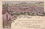 Carte Postale Ancienne 1906,allemagne,germany,bade Wurtemberg,STUTTGART,gruss Aus Stuttgart,timbre Rare,officier - Stuttgart