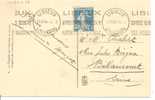 N Y&t 140 IIII  CP CAD KRAG  LISIEUX  Vers    BILLANCOURT Le   13 DECEMBRE 1926 - Briefe U. Dokumente