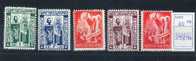 BULGARIA 1937 ALFABETO CIRILLICO ** MNH  N° 290/94 - Neufs