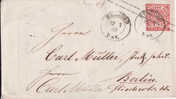 2144# NORDDEUTSCHER BUND GANZSACHEN Obl HEREFORD 1868 RHENANIE WESTPHALIE Nach BERLIN DEUTSCHLAND LETTRE COVER - Postal  Stationery