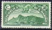 San Marino 1931 - Posta Aerea 50 C. **    (g867a) - Luftpost