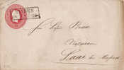 2139# PREUSSEN PRUSSE GANZSACHEN KÖNIG Obl MINDEN Nach LAAR Bei HERFORD DEUTSCHLAND LETTRE COVER - Postal  Stationery