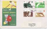 Great Britain FDC 12-1-1977 Racket Sports With Cachet - 1971-1980 Em. Décimales