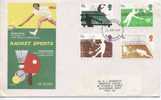 Great Britain FDC 12-1-1977 Racket Sports With Cachet - 1971-1980 Decimale  Uitgaven