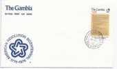 Gambia FDC 15-5-1976 American Revolution Bicentennal - Gambia (1965-...)