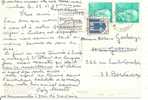 N Y&t  1468  CP  BAGNERE DE LUCHON    Vers   BORDEAUX Le 23 JUIN 1962 - Lettres & Documents